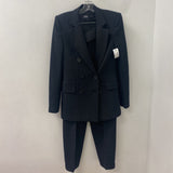ZARA WOMEN'S SUIT/OUTFIT black houndstooth S/M