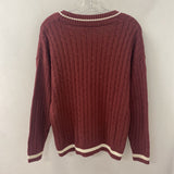 TWIK WOMEN'S SWEATER red white XS