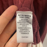 TWIK WOMEN'S SWEATER red white XS