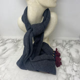J CREW WOMEN'S SCARF/SHAWL grey burgundy