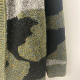 DESIGN LAB WOMEN'S CARDIGAN green multi M
