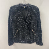 KARL LAGERFELD WOMEN'S BLAZER/JACKET black white 8