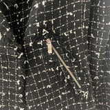 KARL LAGERFELD WOMEN'S BLAZER/JACKET black white 8