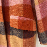 ESPRIT WOMEN'S COAT orange pink multi L