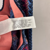 WOMEN'S PANTS blue pink multi pattern44 14/44