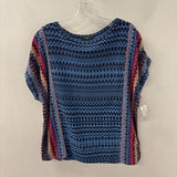 IVKO WOMEN'S SWEATER blue pink multi pattern L/42