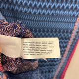 IVKO WOMEN'S SWEATER blue pink multi pattern L/42