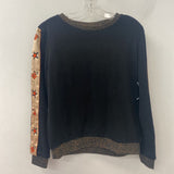 scotch & soda WOMEN'S TOP black copper orange S