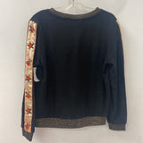 scotch & soda WOMEN'S TOP black copper orange S
