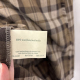 LAURA ASHLEY WOMEN'S SKIRT brown plaid 10