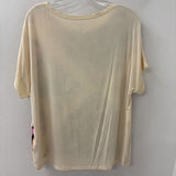 MARC CAIN WOMEN'S PLUS TOP cream pink black 18/6