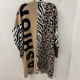 TUZZI WOMEN'S CARDIGAN mixed animal print 16