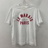 H&M WOMEN'S T-SHIRT white red M