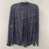 PART TWO WOMEN'S BLOUSE/SHIRT blue navy white 10