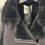 ZARA WOMEN'S COAT black S