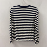 NAUTICA WOMEN'S T-SHIRT white navy stripe XS