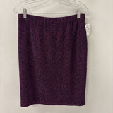 ST JOHN WOMEN'S SKIRT magenta black 8