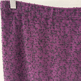 ST JOHN WOMEN'S SKIRT magenta black 8