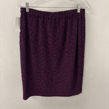 ST JOHN WOMEN'S SKIRT magenta black 8