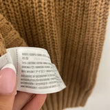 ABERCROMBIE & FITCH WOMEN'S SWEATER tan M