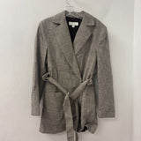 ZARA WOMEN'S BLAZER/JACKET brown white S