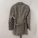 ZARA WOMEN'S BLAZER/JACKET brown white S