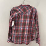 LAUREN ralph lauren WOMEN'S BLOUSE/SHIRT pink grey purple white M/L