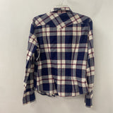 DENIM & SUPPLY WOMEN'S BLOUSE/SHIRT navy cream red S/M