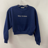 WOMEN'S TOP navy S