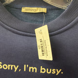 WOMEN'S TOP navy S