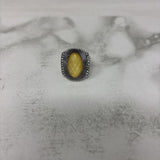 KIAM FAMILY WOMEN'S RING yellow silver 10