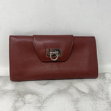 Salvatore Ferragamo WOMEN'S WALLET/WRISTLET brick silver