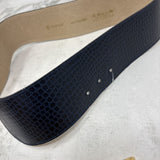 WOMEN'S BELT navy gold 80/32