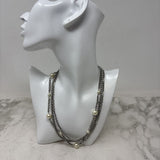 TOMMY HILFIGER WOMEN'S NECKLACE silver cream