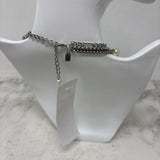 TOMMY HILFIGER WOMEN'S NECKLACE silver cream