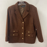 WOMEN'S PLUS TOP brown 18WP