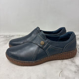 CLARKS WOMEN'S FLATS navy 10