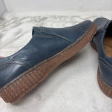 CLARKS WOMEN'S FLATS navy 10