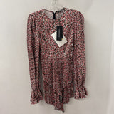 WOMEN'S DRESS pink black XS/38