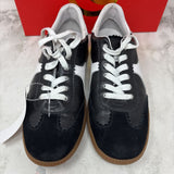 WISHBONE WOMEN'S SNEAKERS black white 8.5