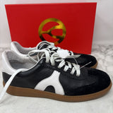 WISHBONE WOMEN'S SNEAKERS black white 8.5
