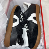 WISHBONE WOMEN'S SNEAKERS black white 8.5