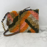 TORY BURCH WOMEN'S BAG orange beige green pink