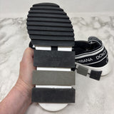DOLCE & GABBANA WOMEN'S SNEAKERS black white 36.5