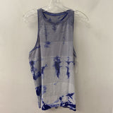 LULULEMON WOMEN'S ACTIVE TOP purple blue grey stripe M