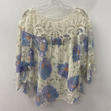 Vanessa Virginia WOMEN'S BLOUSE/SHIRT white blue orange 10
