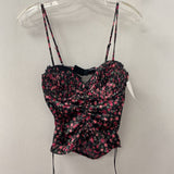 FOR LOVE & LEMONS WOMEN'S TANK/CAMI black pink green M