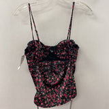 FOR LOVE & LEMONS WOMEN'S TANK/CAMI black pink green M