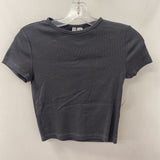 H&M WOMEN'S T-SHIRT grey M