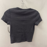 H&M WOMEN'S T-SHIRT grey M